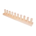 thumbnail image 4 of Kit de telar de madera para tejer, decoración del hogar, manualidades, reutilizable, portátil, para mantas gruesas, resistente, apto para principiante, 4 of 9