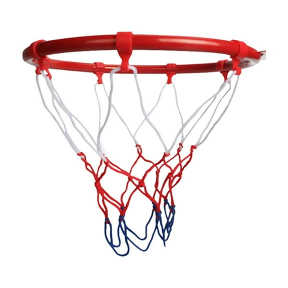 Heavy Duty Portable Indoor Outdoor Steel Basketball Rim and Net 12 Pack