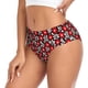 thumbnail image 2 of Fotbe Red Floral Calzones Estampados para Mujer – Ropa Interior de Algodón, Cómoda, Suave y Elástica-Large, 2 of 6