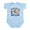 Sky Blue, variant on CafePress - Puerto Rican Boxing Infant Bodysuit - Baby Light Bodysuit, Size Newborn - 24 Months