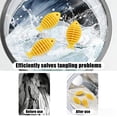 thumbnail image 6 of 5 Pack - Reusable Laundry Dryer Balls - Plastic Washing Balls, Gentle Fabric Softener, Reduces Drying Time, Fish-Shaped Design, Yellow, JASKFLY, 6 of 6