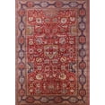 thumbnail image 1 of Ahgly Company Machine Washable Indoor Rectangle Industrial Modern Tomato Red Area Rugs, 8' x 10', 1 of 7