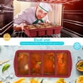 thumbnail image 3 of Silicone Freezer Tray With Lid - Silicone Freezer Food Molds- Large Ice Cube Tray,Silicone Freezer Container,Freeze & Store Soup, Sauce, Broth,Leftovers - Makes 4 Perfect 1 Cup, 3 of 3
