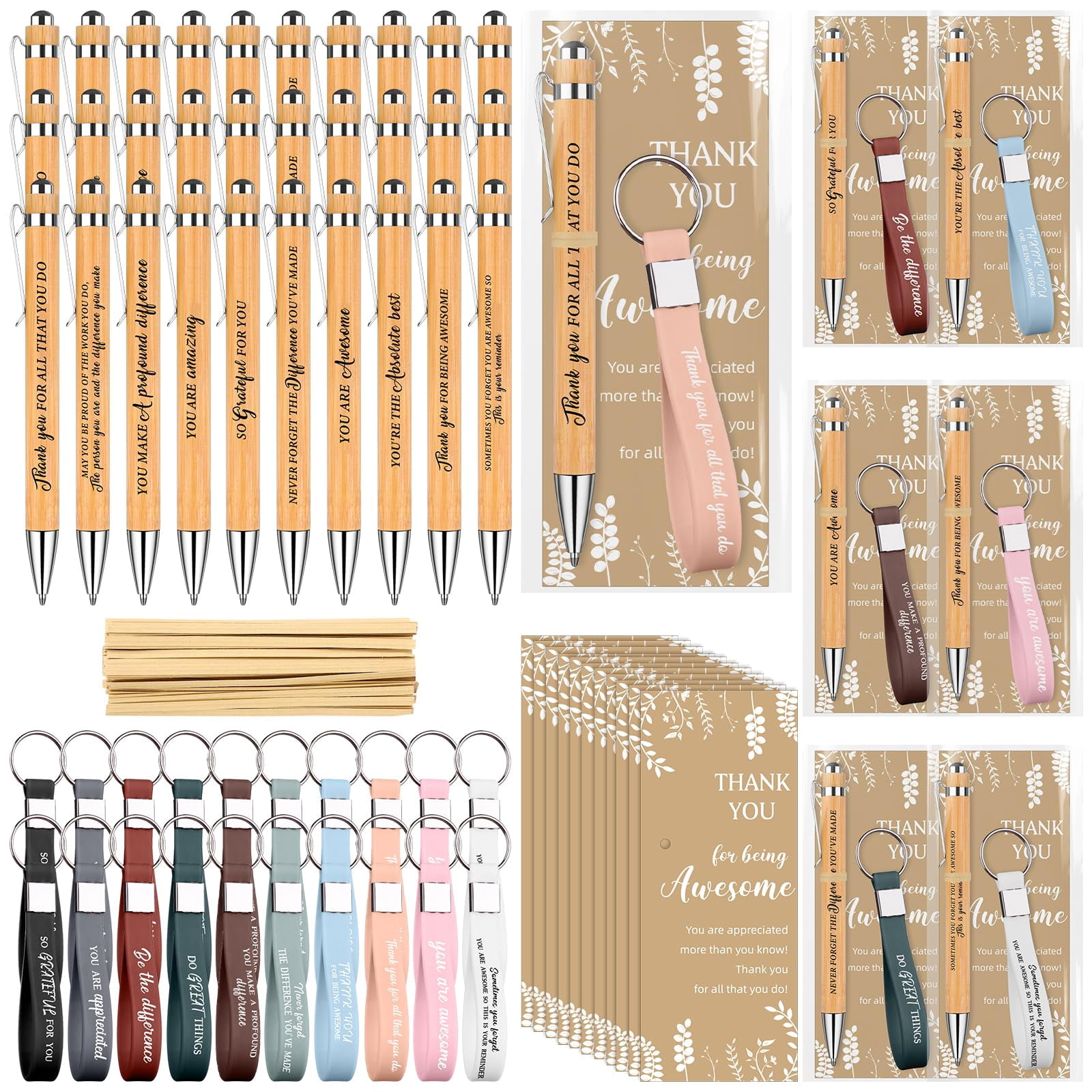 50 Sets Employee Appreciation Gifts Motivational Pens Inspirational ...