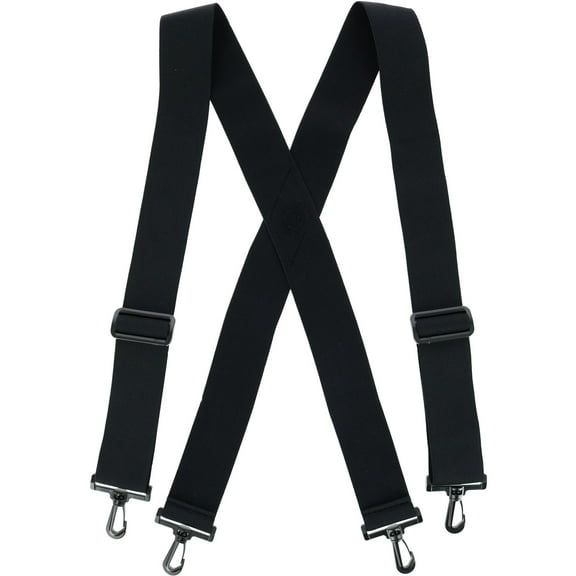 CTM  Elastic TSA Compliant Suspenders with Swivel Hook Ends (Men Big & Tall)