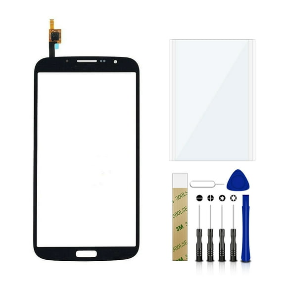 For Samsung Galaxy Mega 6.3 GT-I9205 i9205 Replacement Front Touch Screen Outer Glass Lens Tool Black