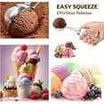 thumbnail image 2 of Premium Stainless Steel Ice Cream Scoop: Effortless Ball-Making for Ice Cream, Fruits & Desserts – Comfort Grip & Dishwasher Safe, 2 of 7