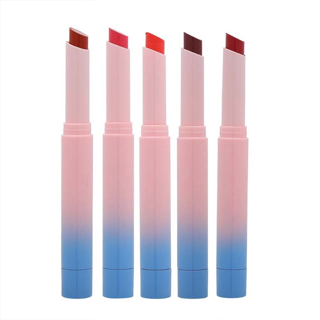 Pintalabios 5 Uds, Juego De Pintalabios Mate Profesional, Barra De Labios Hidratante De Larga Duración, Herramienta De Maquillaje