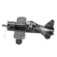 thumbnail image 3 of Domqga Biplane Model, Aircraft Model, Vintage Airplane Model Wrought Iron Aircraft Biplane for Desktop Decor Photo Props, 3 of 8