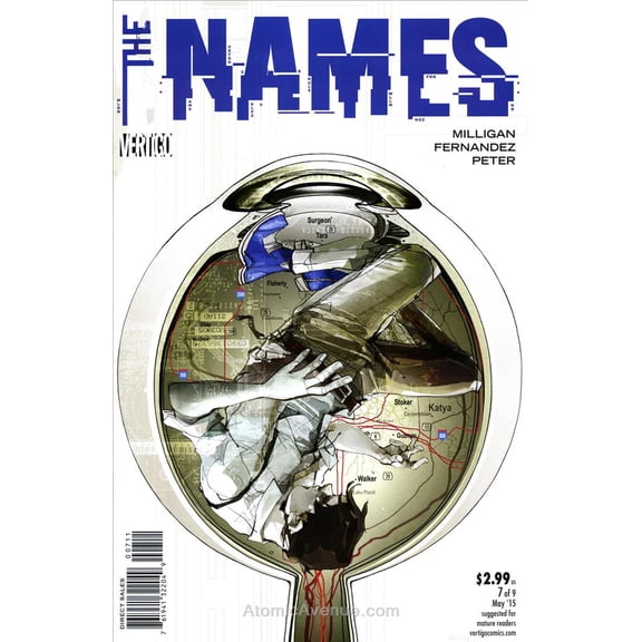 Names, The #7 VF ; DC/Vertigo Comic Book