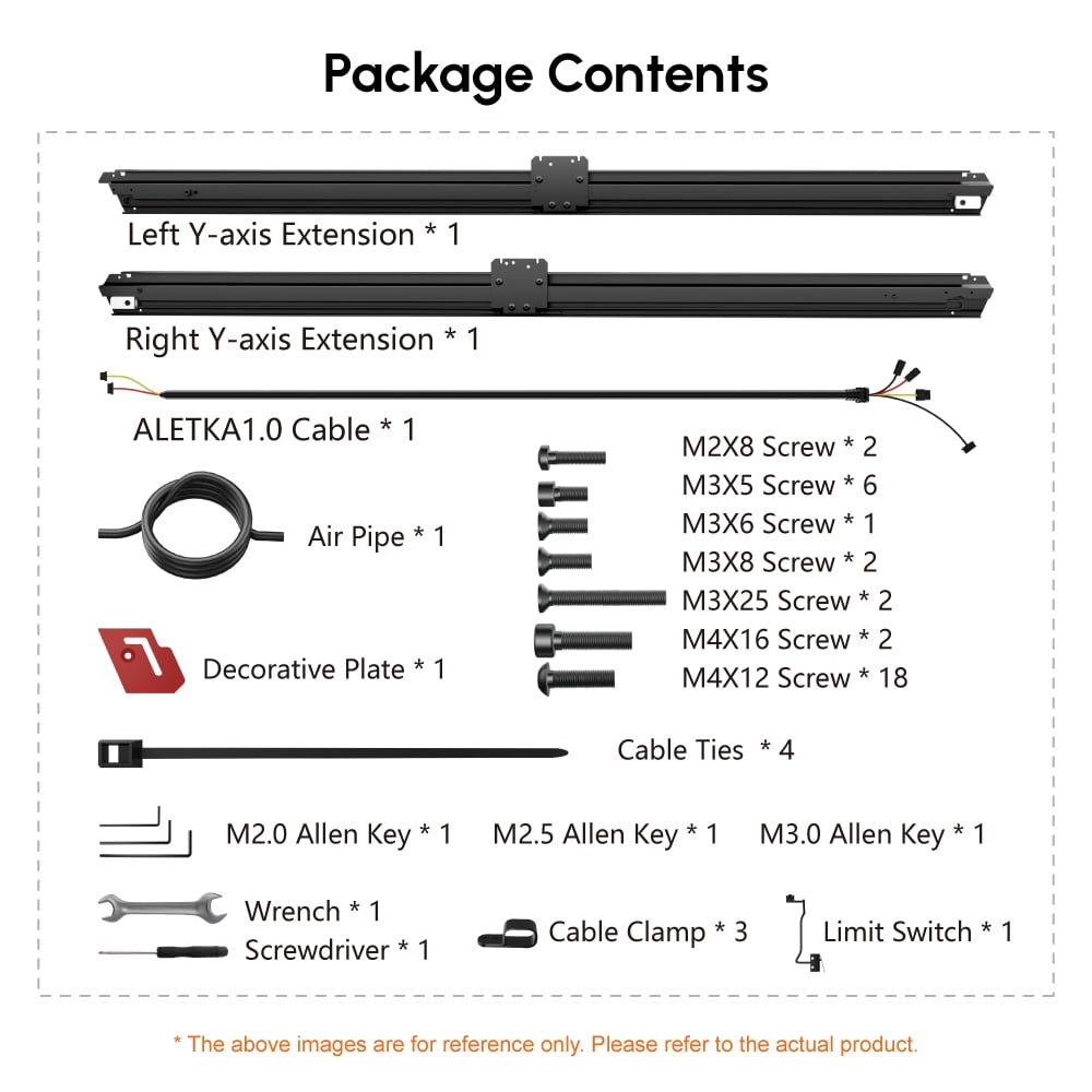 AlgoLa/ser Expansion Kit for Alpha 10W/20W La/ser Engraver, Expanding Engraving Area Up to 33.46"x15.74"