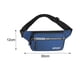 thumbnail image 3 of Riñonera de cuero PU para exteriores Fanny Banana Bag para montañismo Camping (azul) Likrtyny  Para Estrenar, 3 of 6