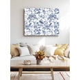 thumbnail image 4 of Blue Botanical Wall Art for Living Room, Canvas Picture Wall Decor for Bathroom Bedroom, Vintage Botanical Birds Painting Artwork for Office Kitchen Hallway Dining Room Home Decorations 24"x32", 4 of 8
