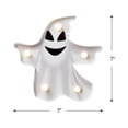 thumbnail image 6 of Northlight LED Lighted Ghost Halloween Marquee Style Decoration - 7" - White, 6 of 9