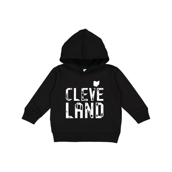 Inktastic Cleveland, Ohio Distressed Font Toddler Hoodie