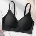 thumbnail image 3 of Turilly Bras Womens V Neck Wireless Bra With Adjustable Straps And Breathable Hollow Padding Everyday Bras, 3 of 5