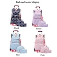 thumbnail image 2 of Mochila enrollable Mfikaryi para niñas con lonchera y estuche para lápices, 2 of 7