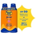 thumbnail image 3 of (3 pack) Banana Boat Sport Ultra Sunscreen Spray Twin Pack, SPF 50, 2 6 oz Sprays, 3 of 13