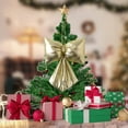 thumbnail image 5 of YIKA Christmas Decorations Christmas Bows Christmas Tree Decorations Hanging Bows Store Window Decoration Christmas Decoration Beige, 5 of 6