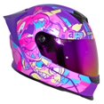 thumbnail image 3 of Casco para motociclista talla L integral sharkie mate purple blue Shaft purpura, 3 of 3