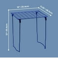 thumbnail image 3 of PYYNA-Stac-A-Shelf Locker Organizer Shelf, Stackable, Extra Tall, Fits Standard Size School Lockers, Blue, 3 of 4