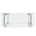 thumbnail image 4 of KFFKFF Fire Pit Wind 17” x 6.7” 0.24” Thick Guard Tempered Glass Flame Shield, 4 of 9