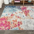 thumbnail image 5 of JONATHAN Y JONATHAN  Y Petalo Modern Abstract Area Rug Blue/Multi 5 X 8 5' x 8' Indoor,Accent Rectangle, 5 of 5