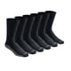 thumbnail image 1 of Dickies Dri-tech Calcetines deportivos con control de humedad para hombre, paquete múltiple, color negro (6 pares), talla de zapato: 6-12, 1 of 5