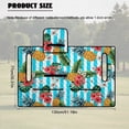 thumbnail image 6 of Uorisanigo Golf Cart Seat Covers - Dustproof Hawaiian Pineapple Flower Golf Cart Seat Blanket Towel with Storage Pockets, Suitable for EZGO, Club Car & More 2-Seat Carts, 51.18"x 30.31", 6 of 6