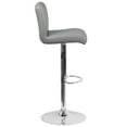 thumbnail image 6 of EMMA + OLIVER Adjustable Height Bar Stool, Gray Vinyl (Set of 2), 6 of 10