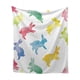 thumbnail image 2 of Manta de franela con diseño de conejo de Pascua | Manta suave de poliéster para niños y bebés | Tamaño ideal para siestas de 75 x 100 cm, ideal para sofá, cama, coche y viajes | Ligera y transpirable, 2 of 6