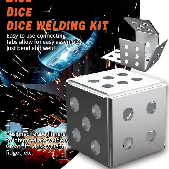 Karymi Welding Kit Dice Welding 1 Pcs Mild Steel 16 Gauge Welding DIY TIG MIG Gas Bar Welding Practice Clearance Flash Deal Canada Day