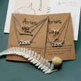 thumbnail image 4 of Paquete De 3 Collares De Metal Decorativos Diy Prop Elegancia A Prueba De Herrumbre Joyería En Capas Letras Ligeras Diseño Dijes Colgante Speravity AP007133-05, 4 of 6