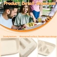 thumbnail image 5 of Grusce Disposable Taco Plates for 2 Tacos & 2 Sides, 100 Pack Premium Paper Plates with Dividers, Fiesta Taco Holder, Taco Stand for Taco Tuesday & Taco Bar Serving Set Taco Plates, 5 of 10