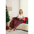 thumbnail image 4 of HEARTNICE Womens Fleece Pajama Pants, Ultra Soft Plaid Lounge PJ Bottoms with Pockets,(Red Green Plaid,XL), 4 of 5