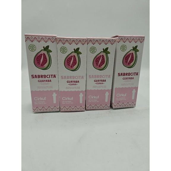 Cirkul Sabrocita Guava Flavor Cartridge, Drink Mix, Bundle, 4-packs