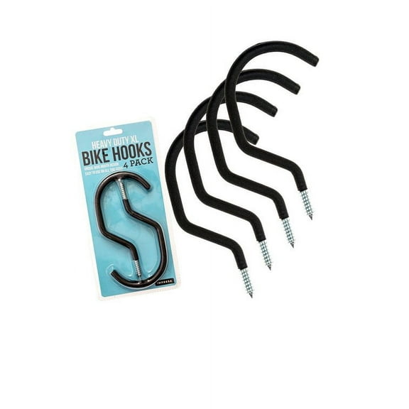 Impresa Products 4-Pack Bike Hanger/Bike Hook - Heavy-Duty, Fits all Bike Types