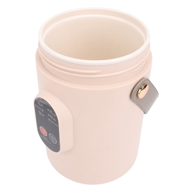 Portable Electric Stew Pot 500W Multi Functional Small Electric Stew Cup with Stainless Steel Steaming Basket