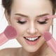thumbnail image 5 of 5 pcs Portable Makeup Brushes Set with Mirror Box Mini Cosmetic Brushes Travel Makeup Brushes Powder Foundation Blush Portable Makeup Brush, 5 of 5