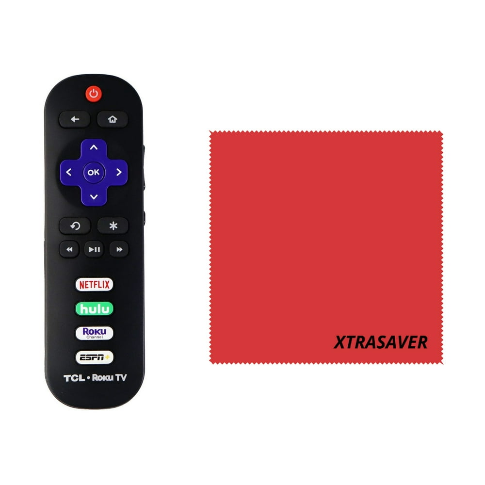 TCL RC282 Roku Smart TV Remote Control with Xtrasaver