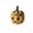 A, variant on Orangide Halloween Decor Ceramic Pumpkin Decor Glossy Black Yellow Polka Hand Pumpkins Tabletop Ornaments for Mantel Shelf Fall Tiered Tray Home (S)