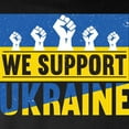 thumbnail image 3 of CafePress - We Support Ukraine Long Sleeve T Shirt - Long Sleeve Dark T-Shirt, 3 of 4