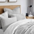 thumbnail image 2 of EVERGRACE Velvet Quilt Set Queen Size, Luxurious Soft Quilted Bedding Sets, Lightweight Velvet Comforter for All Season, Striped Channel Bedspread Coverlet with 2 Shams, Frost Gray, 2 of 8
