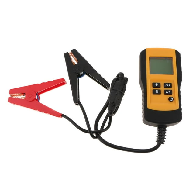 Probador de analizador digital LCD Yotijar Batería de Carga Automotriz 12V 0-1995 CCA 199.5AH