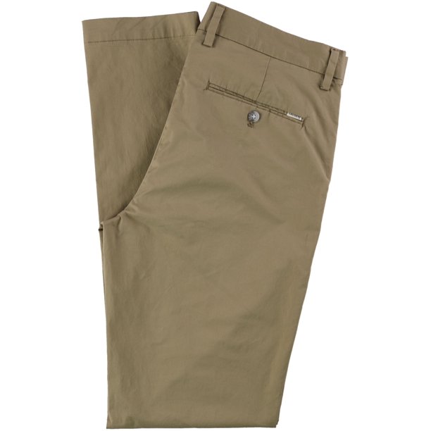 Lacoste Pantalones chinos elÃ¡sticos para hombre, color beige