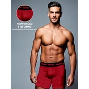 Starter Mens and Big Men’s Stretch Cotton Boxer Briefs, 6-Pack, Sizes S-5X