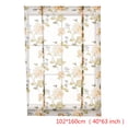 thumbnail image 1 of Cortina de ventana romana con flor de peonía transparente para cocina, cenefa, cortinas de gasa semitransparentes, tratamiento de ventana kenally JJ23234-06, 1 of 5