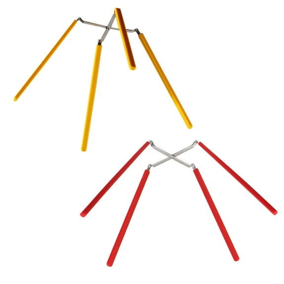 FRCOLOR FRCOLOR 2pcs Stainless Steel Cooling Rack Foldable with Legs for Stability Ideal for Chiffon Cake and Inverted Stand