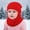 Red, variant on KANG Kids Winter Fleece Knit Hat With Ear Warm Thermal For Infants Toddlers Boys Girls Cold Weather Outdoor
