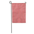 thumbnail image 1 of JSDART Table Checkered Pattern Vintage Red Plaid Abstract Geometric for Picnic Garden Flag Decorative Flag House Banner 12x18 inch, 1 of 2